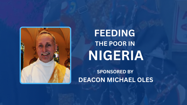 feeding the indigent persons in nigeria sponsored by deacon mike oles